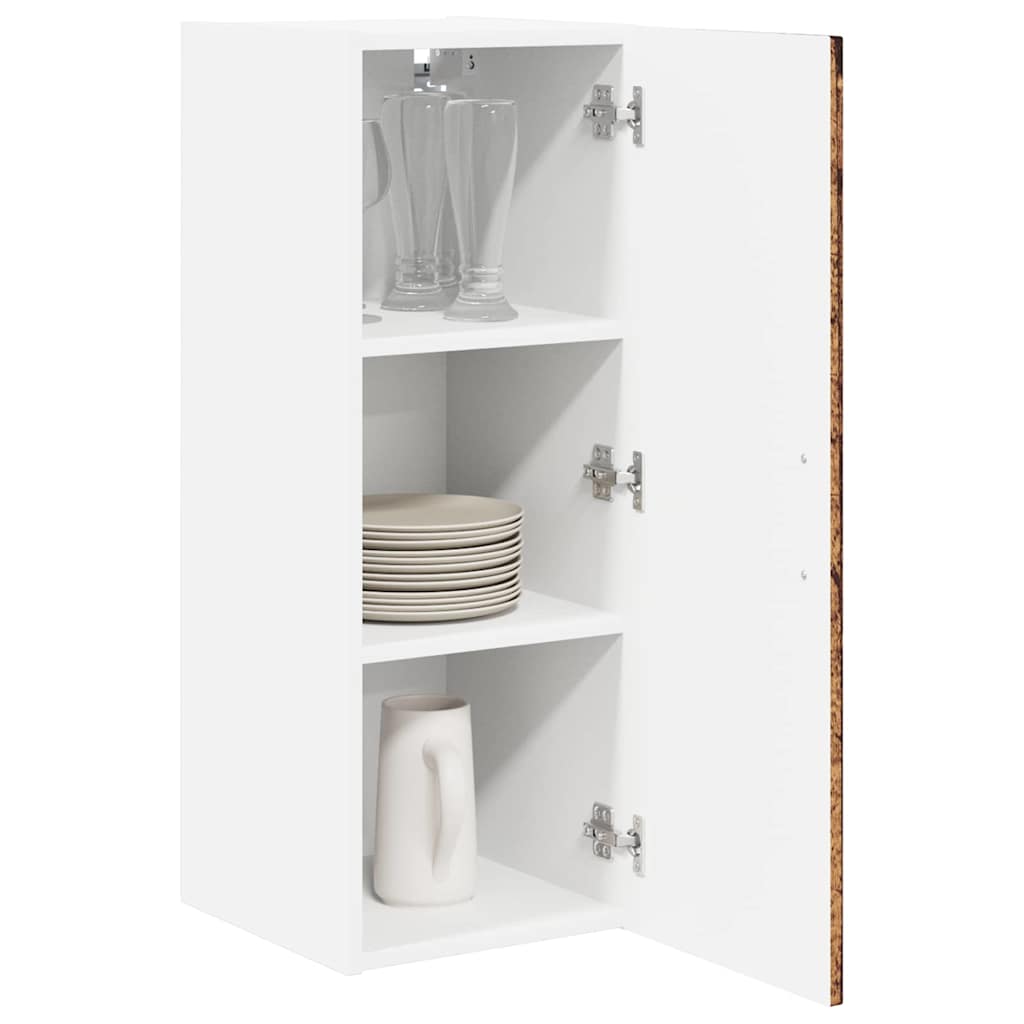 Armadietto a muro LUCCA 2 pcs Legno antico 30 x 31 x 80 cm | homemem39