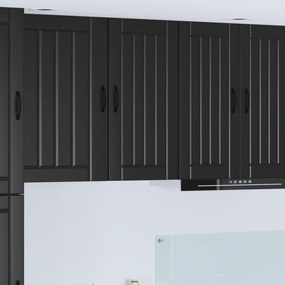 Armadietto a muro LUCCA Nero 40 x 31 x 80 cm | homemem39