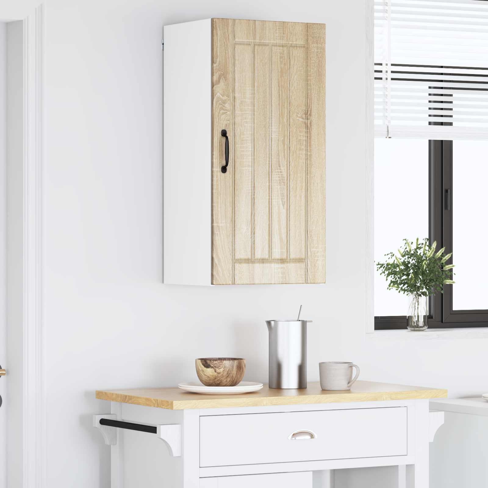 Armadietto a muro LUCCA Rovere Sonoma 40 x 31 x 80 cm | homemem39