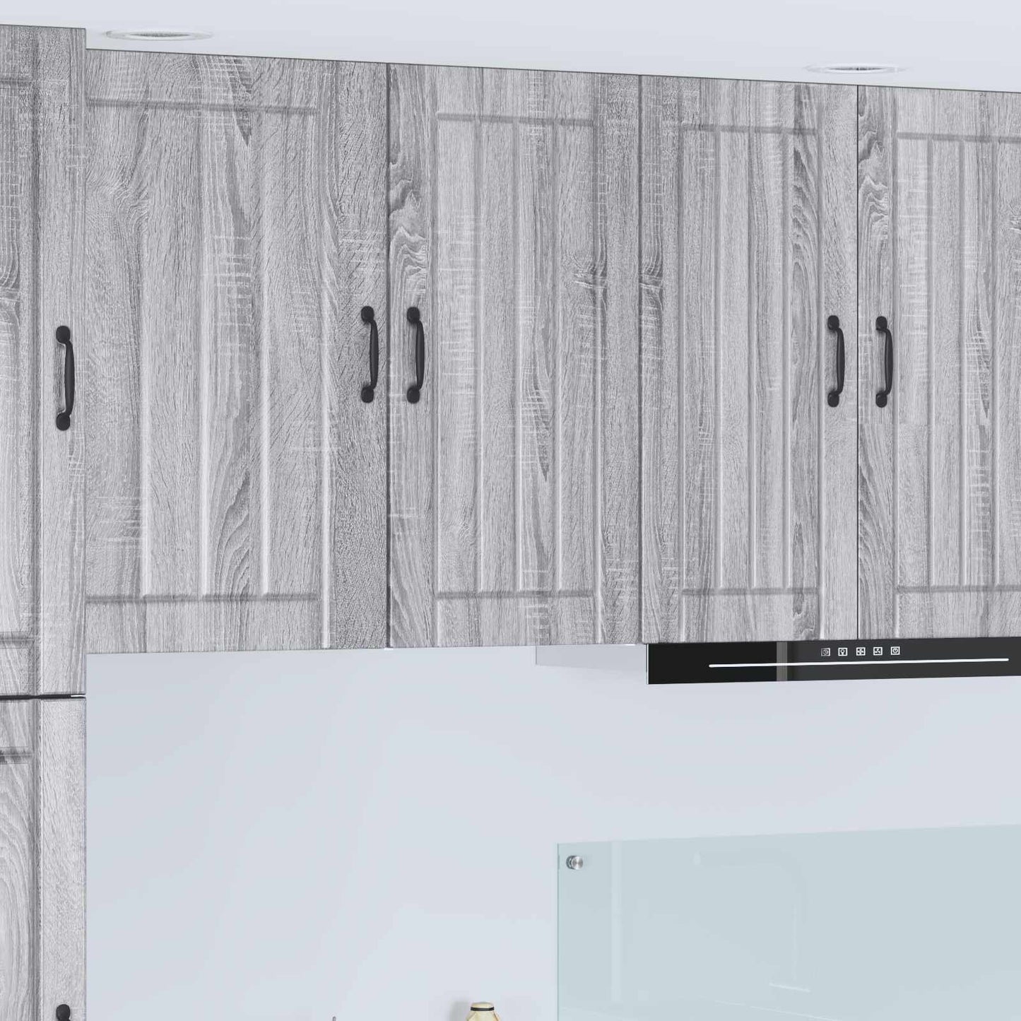 Armadietto a muro LUCCA Grigio Sonoma 40 x 31 x 80 cm | homemem39