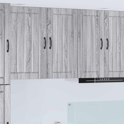 Armadietto a muro LUCCA Grigio Sonoma 40 x 31 x 80 cm | homemem39