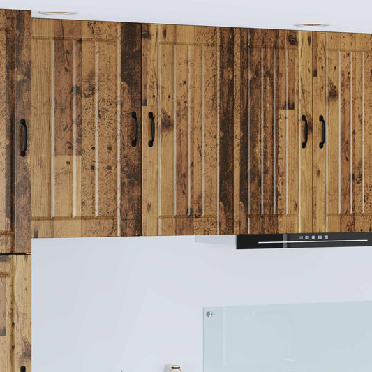 Armadietto a muro LUCCA Legno antico 40 x 31 x 80 cm | homemem39