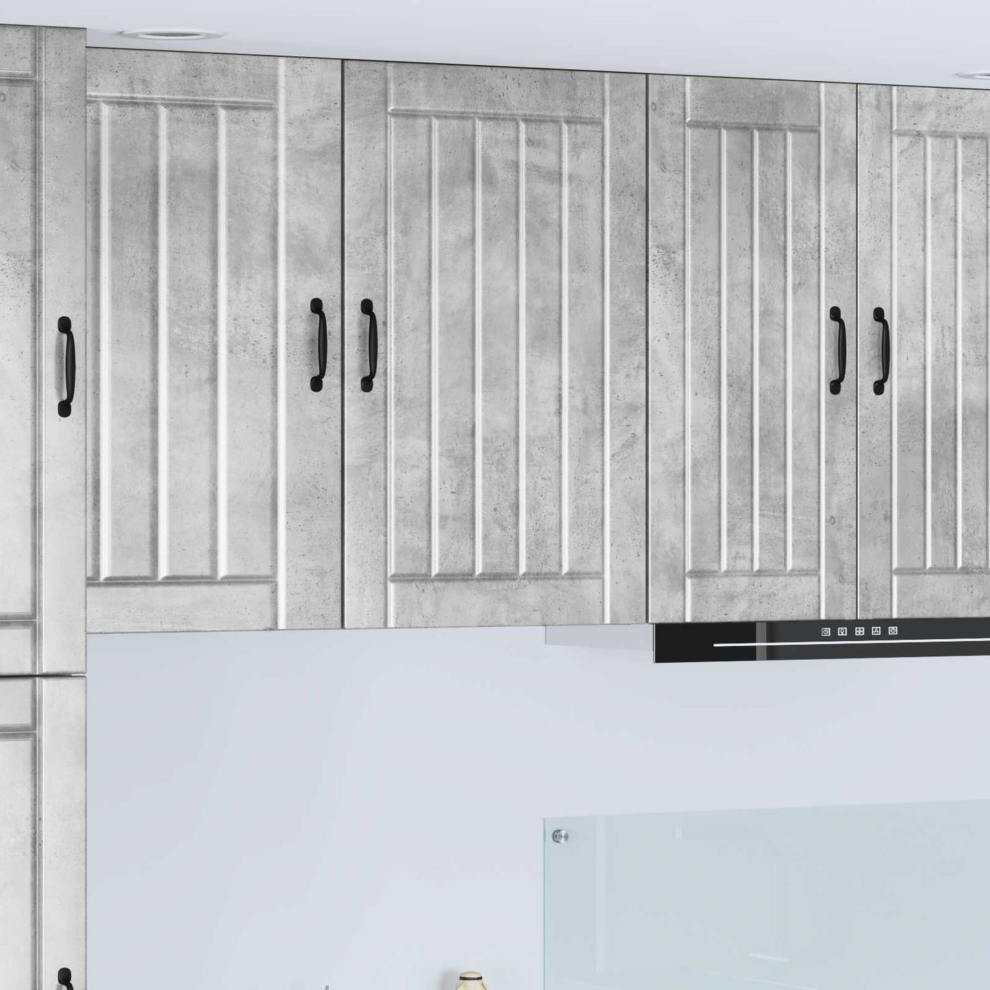 Armadietto a muro LUCCA Grigio Cemento 50 x 31 x 80 cm | homemem39