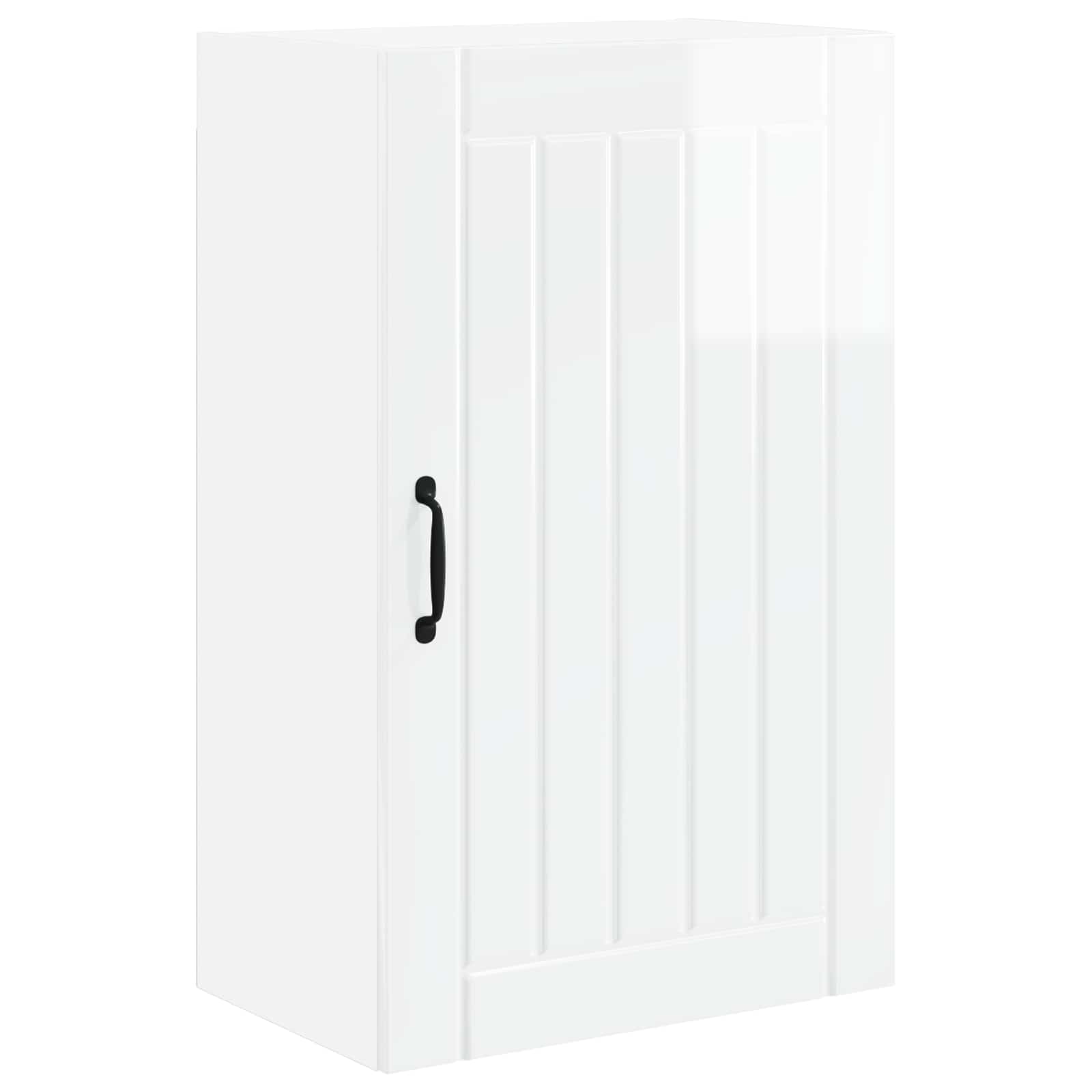 Armadietto a muro LUCCA Bianco Lucido 50 x 31 x 80 cm | homemem39