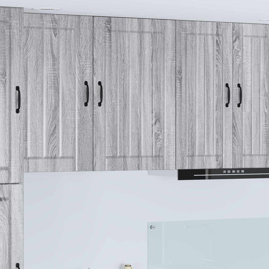 Armadietto a muro LUCCA Grigio Sonoma 50 x 31 x 80 cm