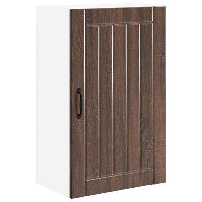 Armadietto a muro LUCCA Rovere Marrone 50 x 31 x 80 cm | homemem39