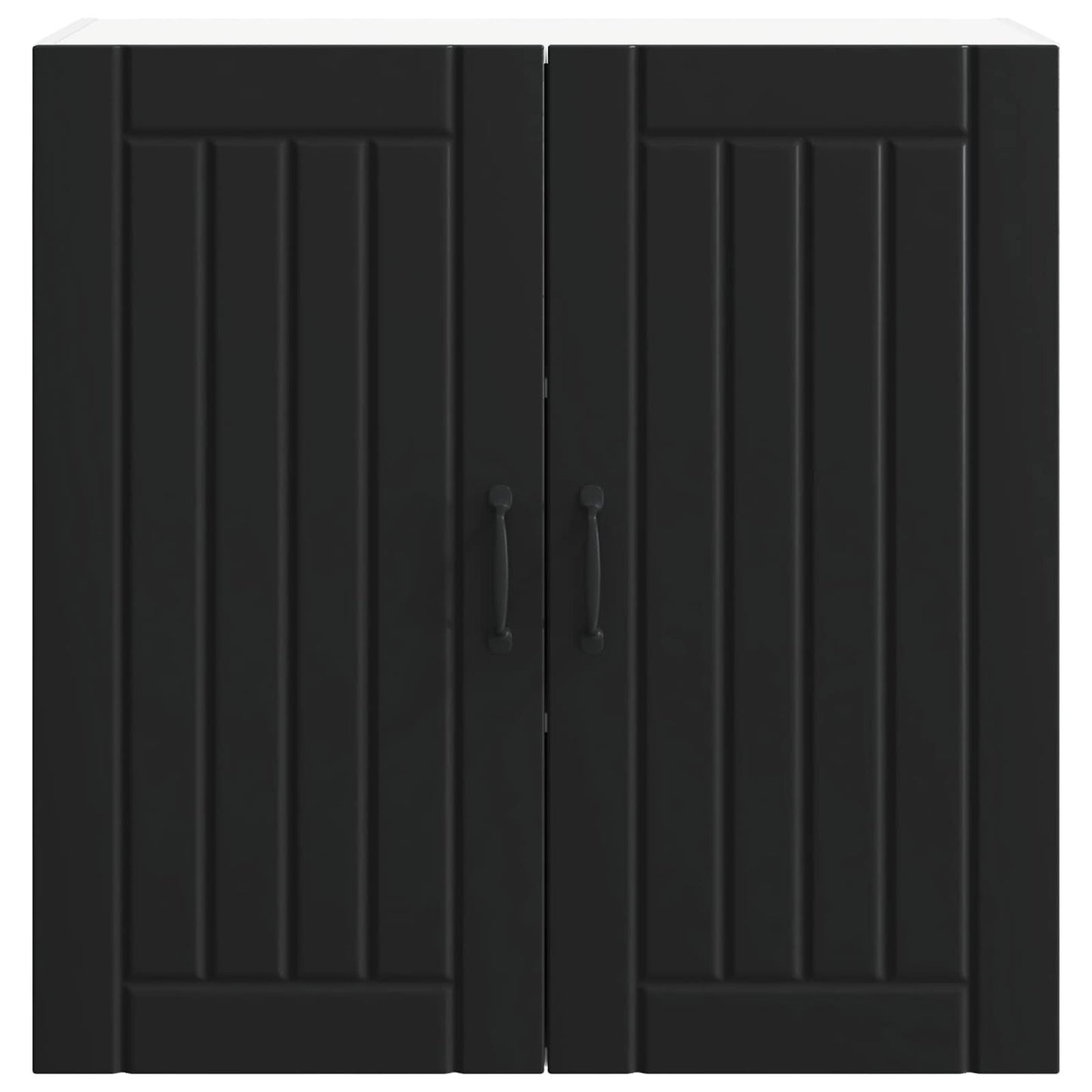 Armadietto a muro LUCCA Nero 80 x 31 x 80 cm
