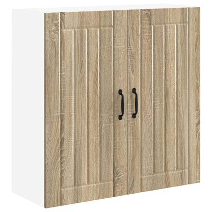 Armadietto a muro LUCCA Rovere Sonoma 80 x 31 x 80 cm | homemem39