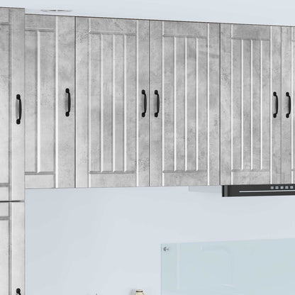 Armadietto a muro LUCCA Grigio Cemento 80 x 31 x 80 cm | homemem39
