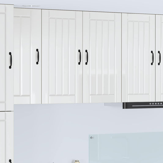 Armadietto a muro LUCCA Bianco Lucido 80 x 31 x 80 cm | homemem39