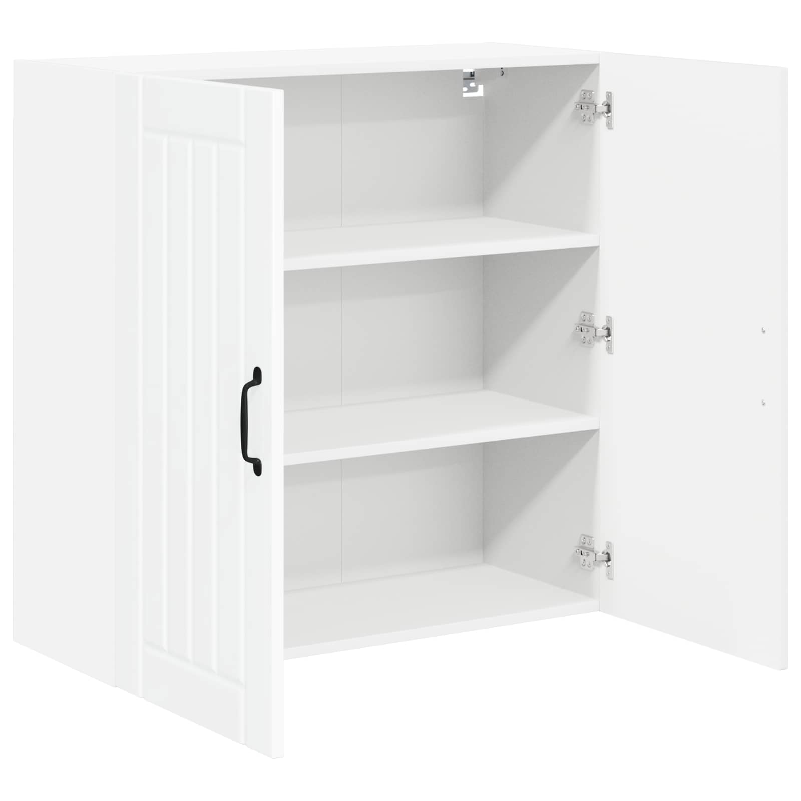 Armadietto a muro LUCCA Bianco Lucido 80 x 31 x 80 cm | homemem39