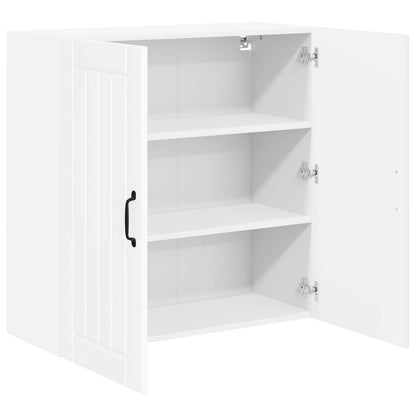 Armadietto a muro LUCCA Bianco Lucido 80 x 31 x 80 cm | homemem39