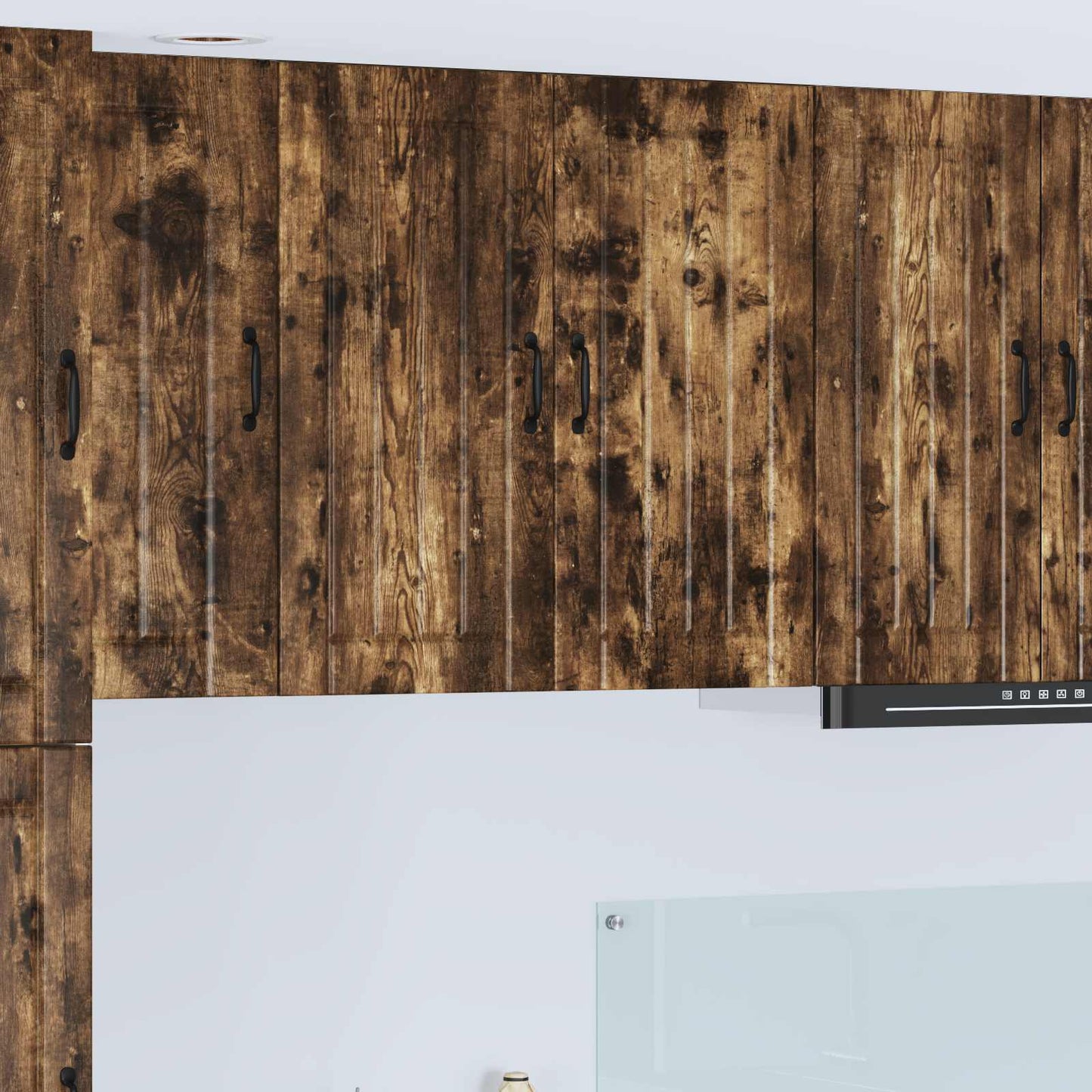 Armadietto a muro LUCCA Rovere Fumo 80 x 31 x 80 cm | homemem39