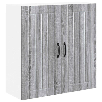 Armadietto a muro LUCCA Grigio Sonoma 80 x 31 x 80 cm | homemem39