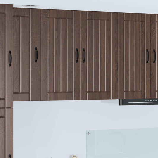Armadietto a muro LUCCA Rovere Marrone 80 x 31 x 80 cm | homemem39