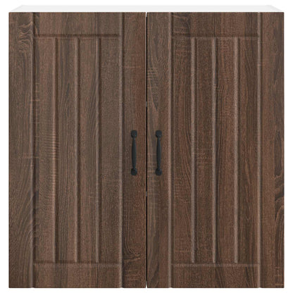 Armadietto a muro LUCCA Rovere Marrone 80 x 31 x 80 cm | homemem39