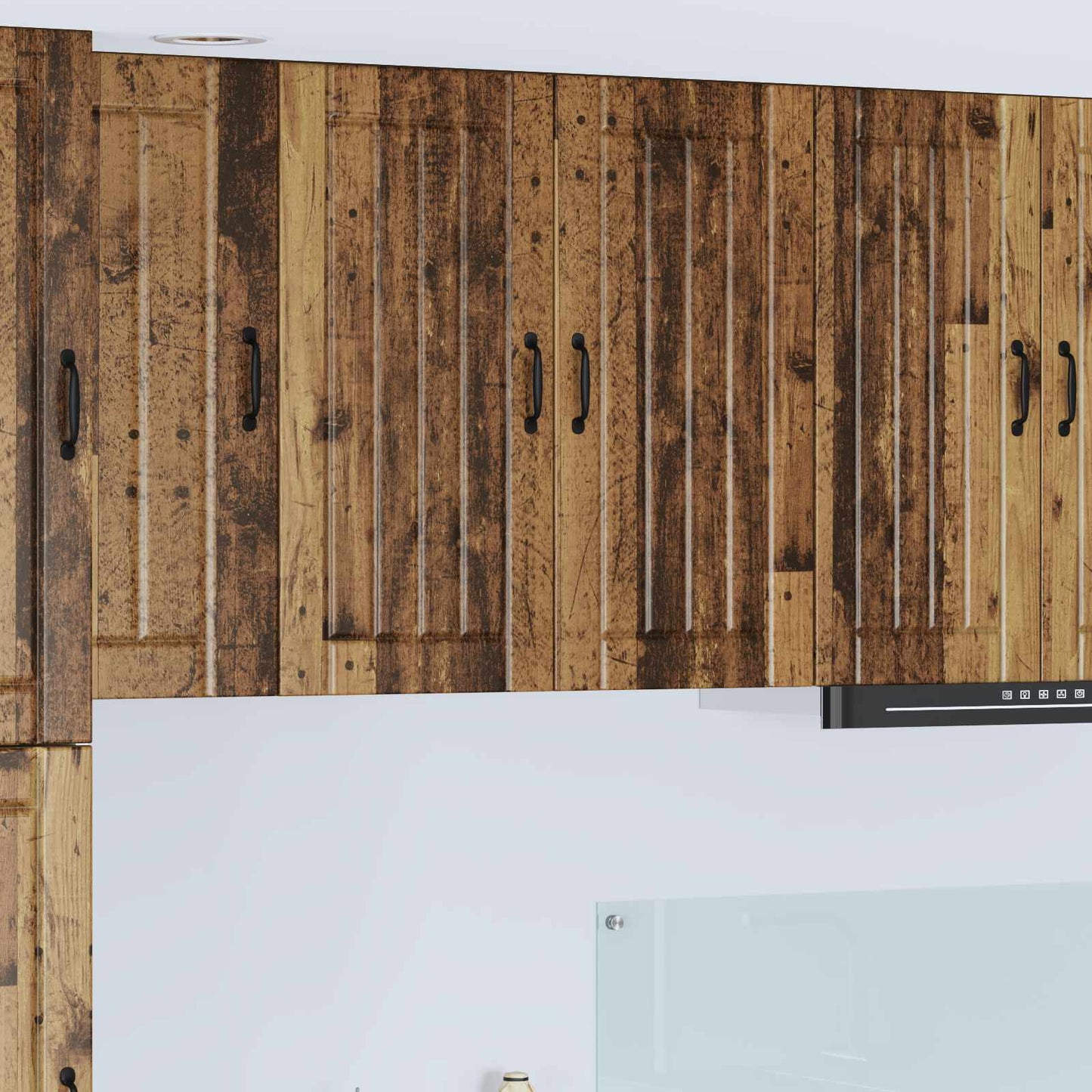 Armadietto a muro LUCCA Legno antico 80 x 31 x 80 cm | homemem39