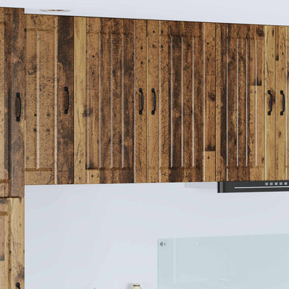 Armadietto a muro LUCCA Legno antico 80 x 31 x 80 cm | homemem39