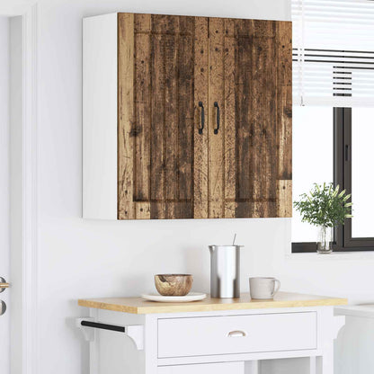 Armadietto a muro LUCCA Legno antico 80 x 31 x 80 cm | homemem39