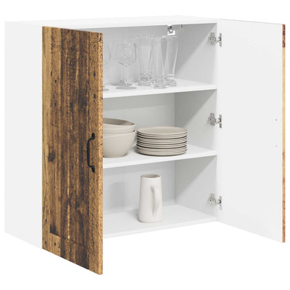 Armadietto a muro LUCCA Legno antico 80 x 31 x 80 cm | homemem39