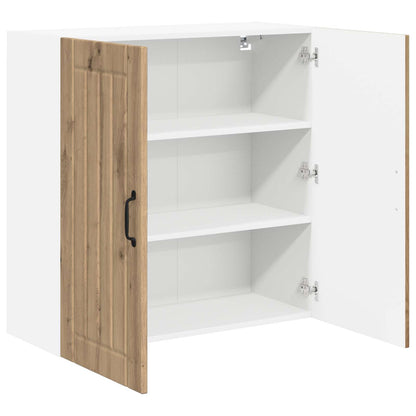 Armadietto a muro LUCCA Rovere Artigianale 80 x 31 x 80 cm | homemem39