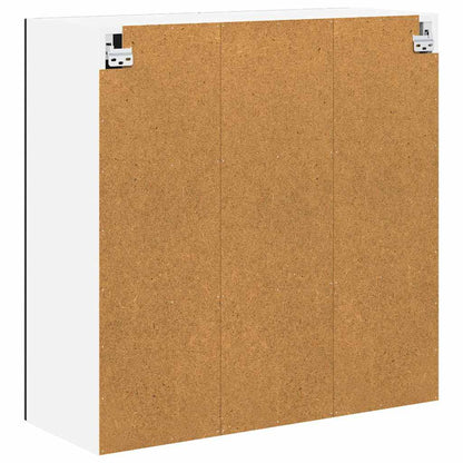 Mobile in vetro da parete LUCCA Nero 80 x 31 x 80 cm | homemem39