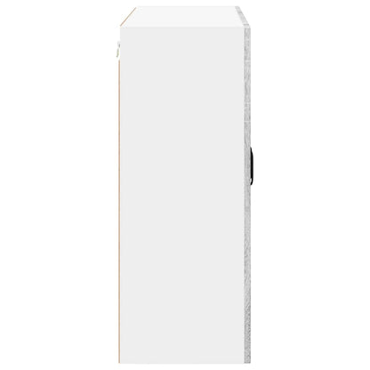 Mobile in vetro da parete LUCCA Grigio Sonoma 80 x 31 x 80 cm | homemem39