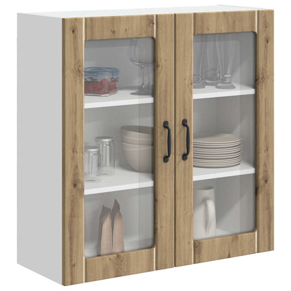 Mobile in vetro da parete LUCCA Rovere Artigianale | homemem39
