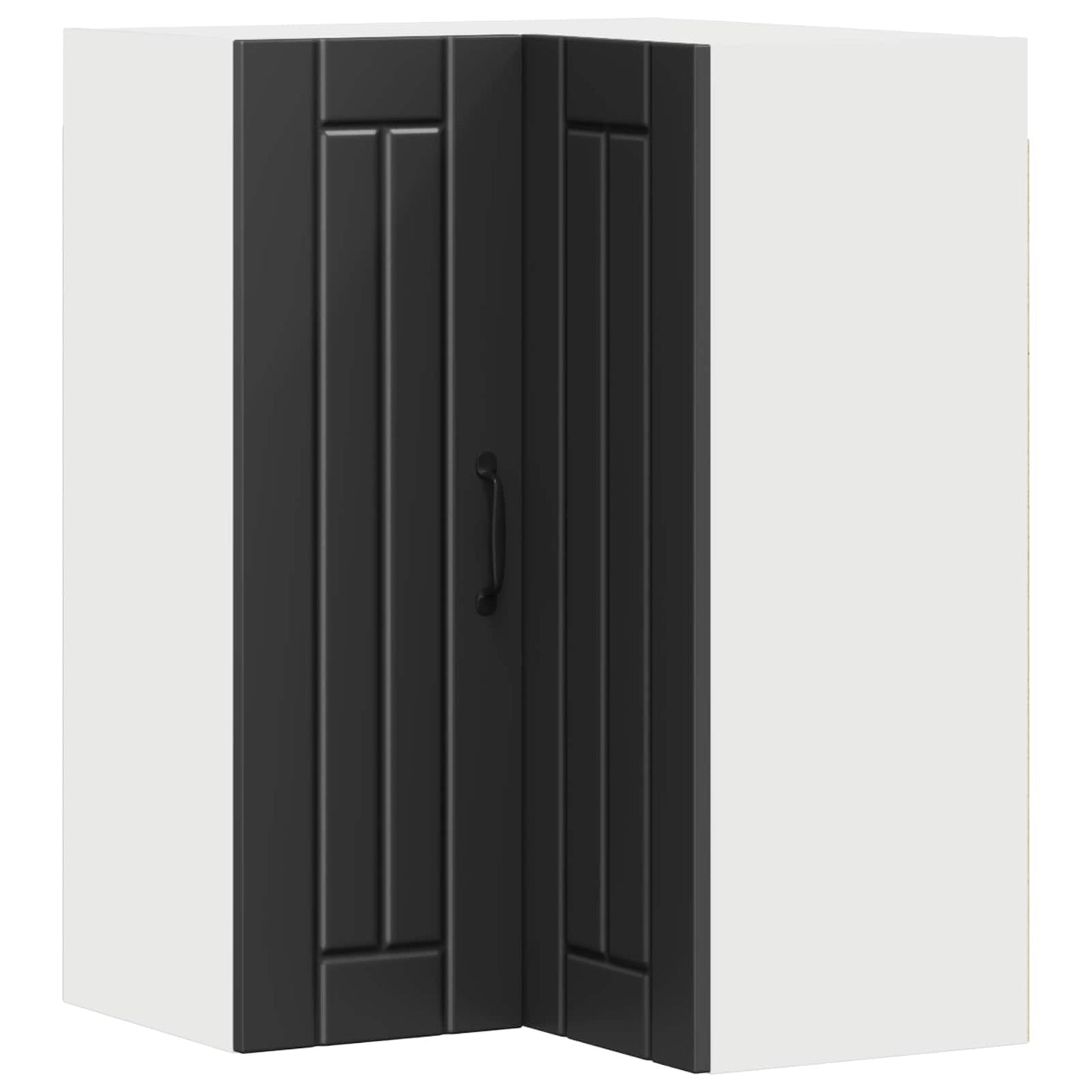 Mobile angolare per parete LUCCA Nero 57 x 57 x 80 cm | homemem39