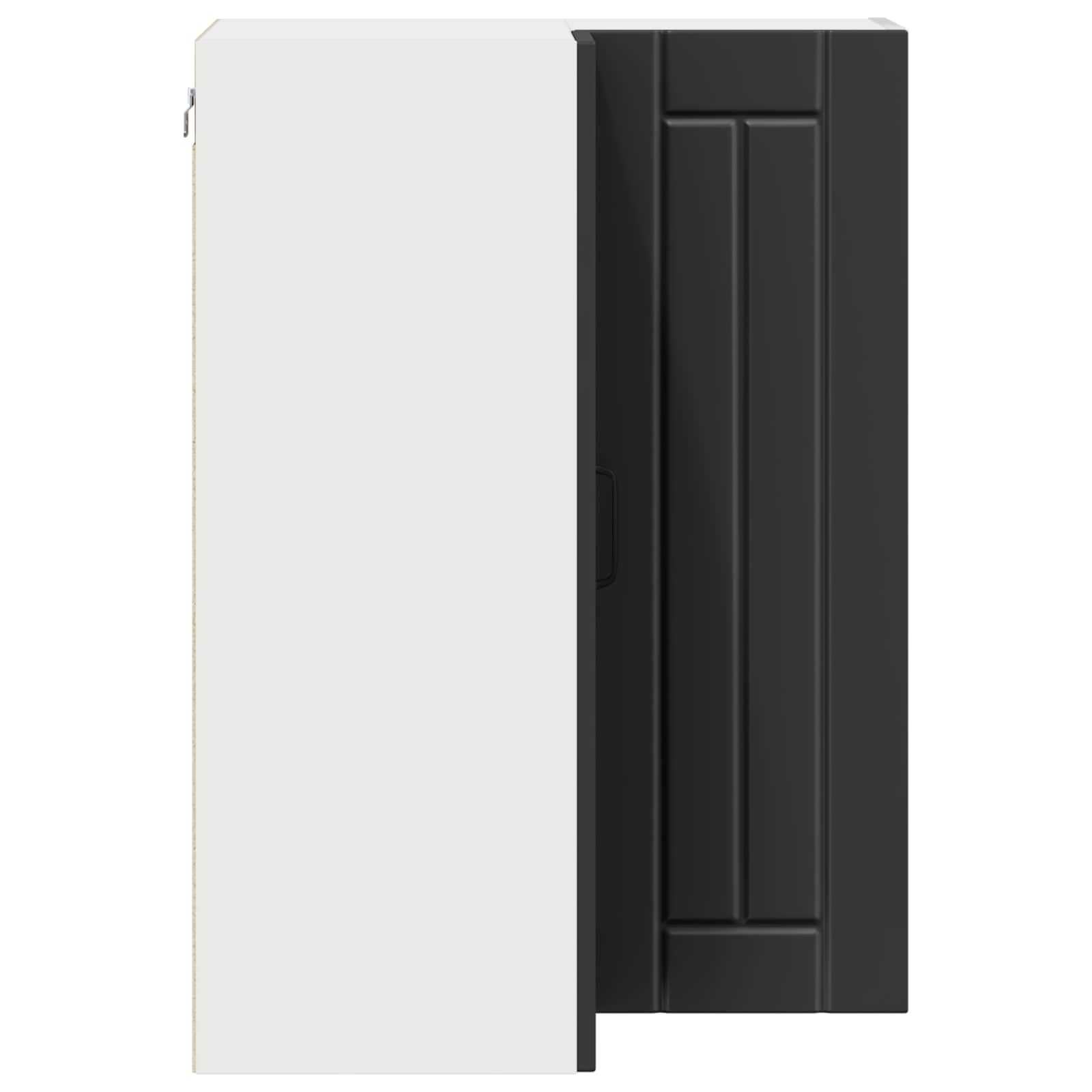 Mobile angolare per parete LUCCA Nero 57 x 57 x 80 cm | homemem39