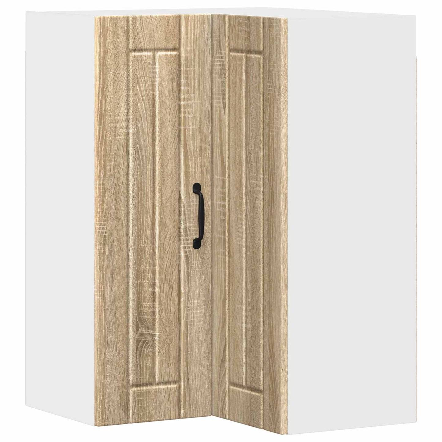 Mobile angolare per parete LUCCA Rovere Sonoma 57 x 57 x 80 cm | homemem39
