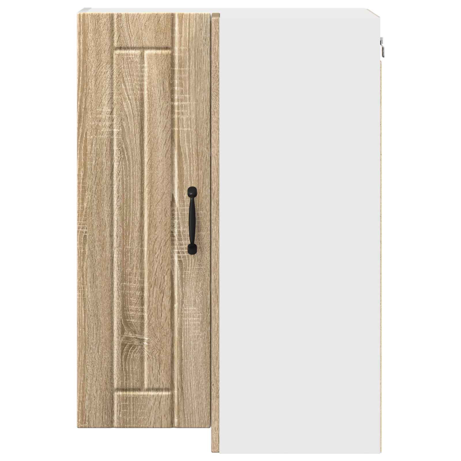 Mobile angolare per parete LUCCA Rovere Sonoma 57 x 57 x 80 cm | homemem39