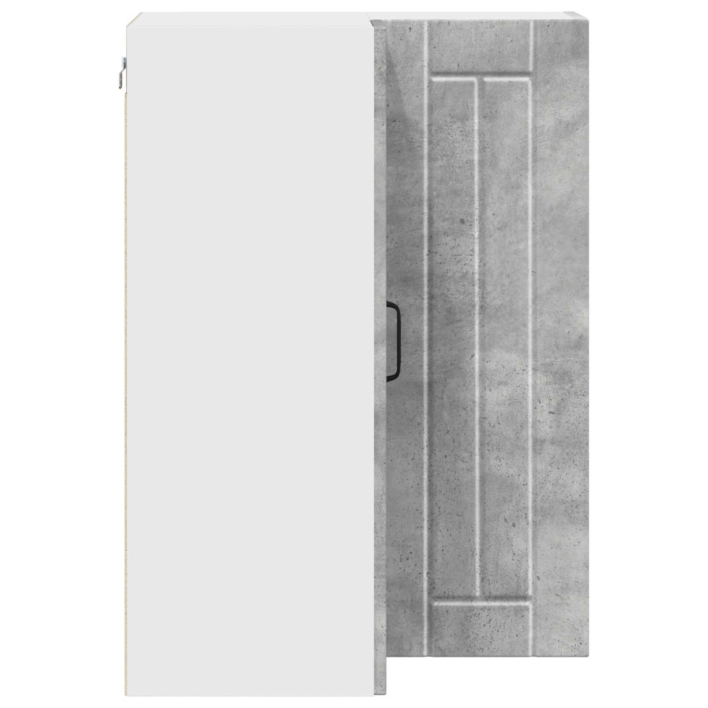 Mobile angolare per parete LUCCA Grigio Cemento 57 x 57 x 80 cm | homemem39