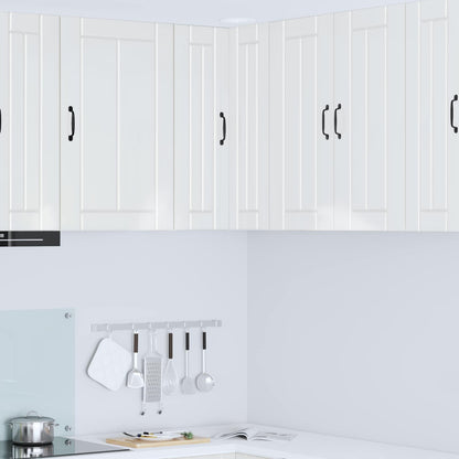 Mobile angolare per parete LUCCA Bianco Lucido 57 x 57 x 80 cm | homemem39