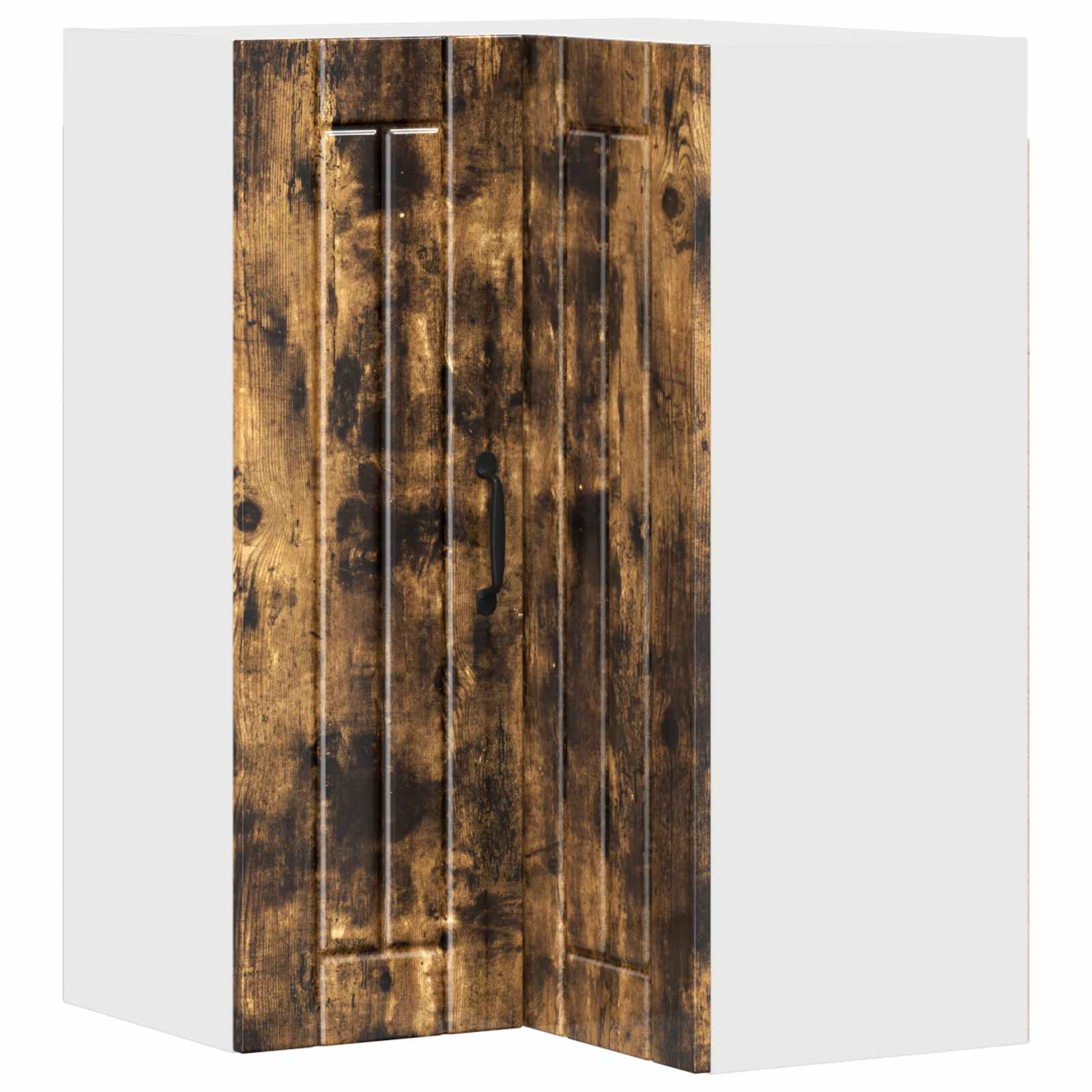 Mobile angolare per parete LUCCA Rovere Fumo 57 x 57 x 80 cm | homemem39
