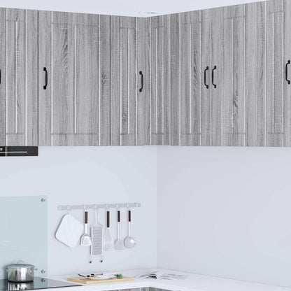 Mobile angolare per parete LUCCA Grigio Sonoma 57 x 57 x 80 cm