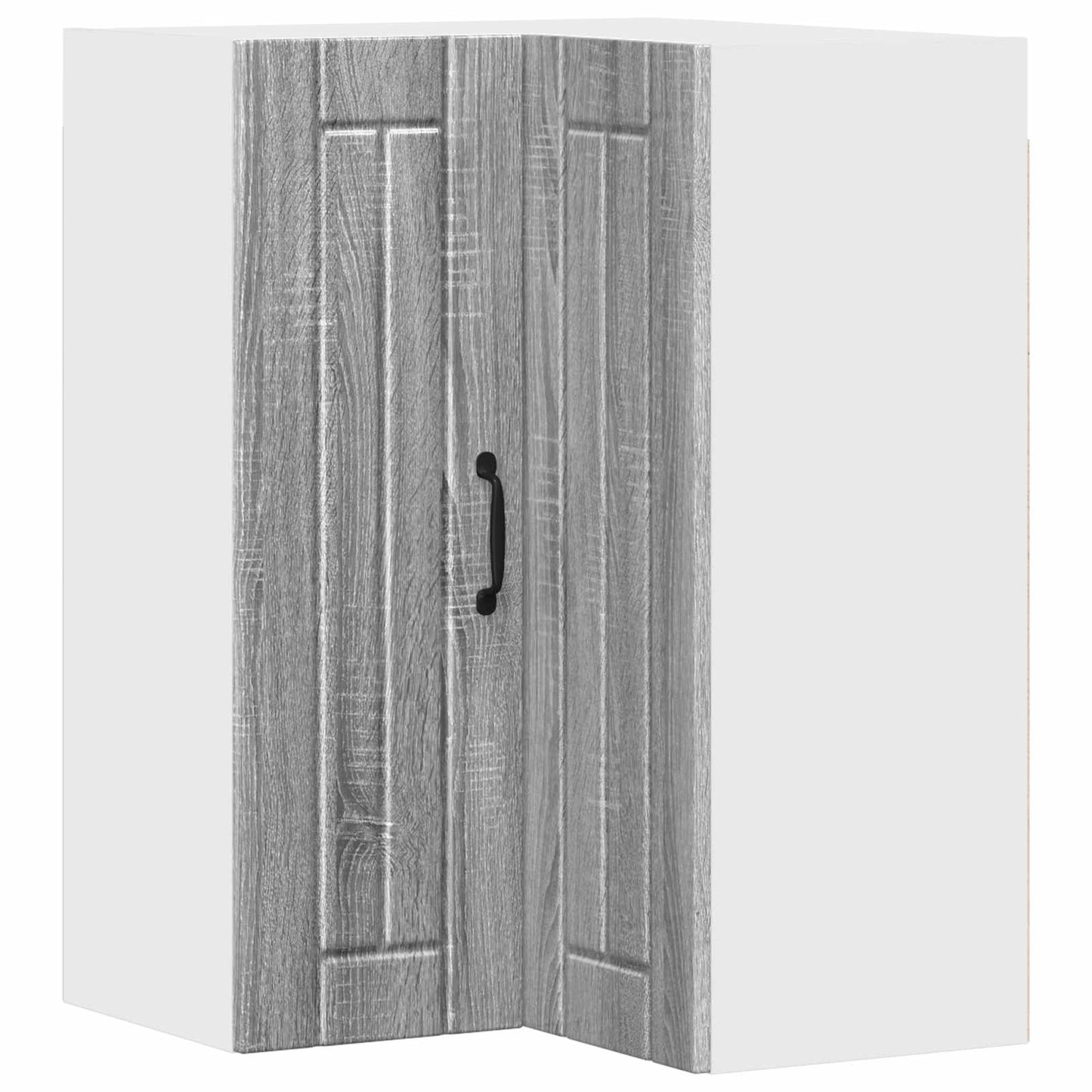 Mobile angolare per parete LUCCA Grigio Sonoma 57 x 57 x 80 cm | homemem39