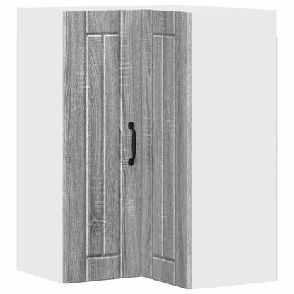 Mobile angolare per parete LUCCA Grigio Sonoma 57 x 57 x 80 cm | homemem39