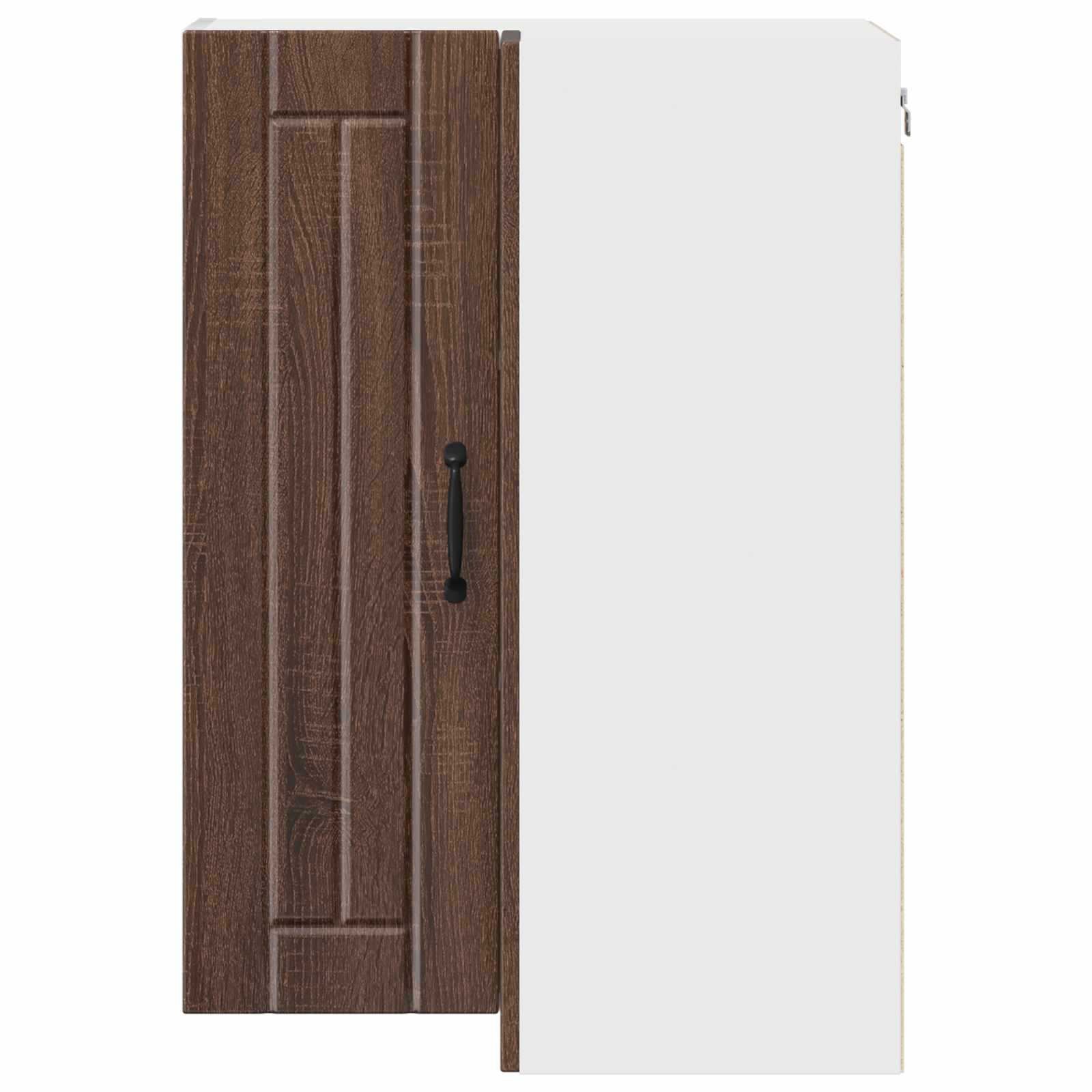 Mobile angolare per parete LUCCA Rovere Marrone 57 x 57 x 80 cm | homemem39