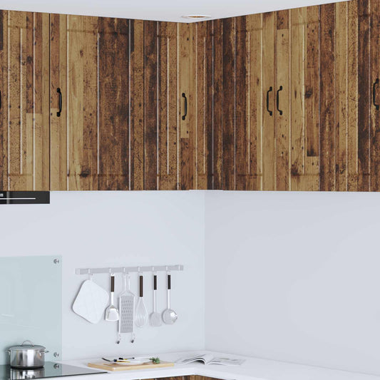 Mobile angolare per parete LUCCA Legno antico 57 x 57 x 80 cm | homemem39