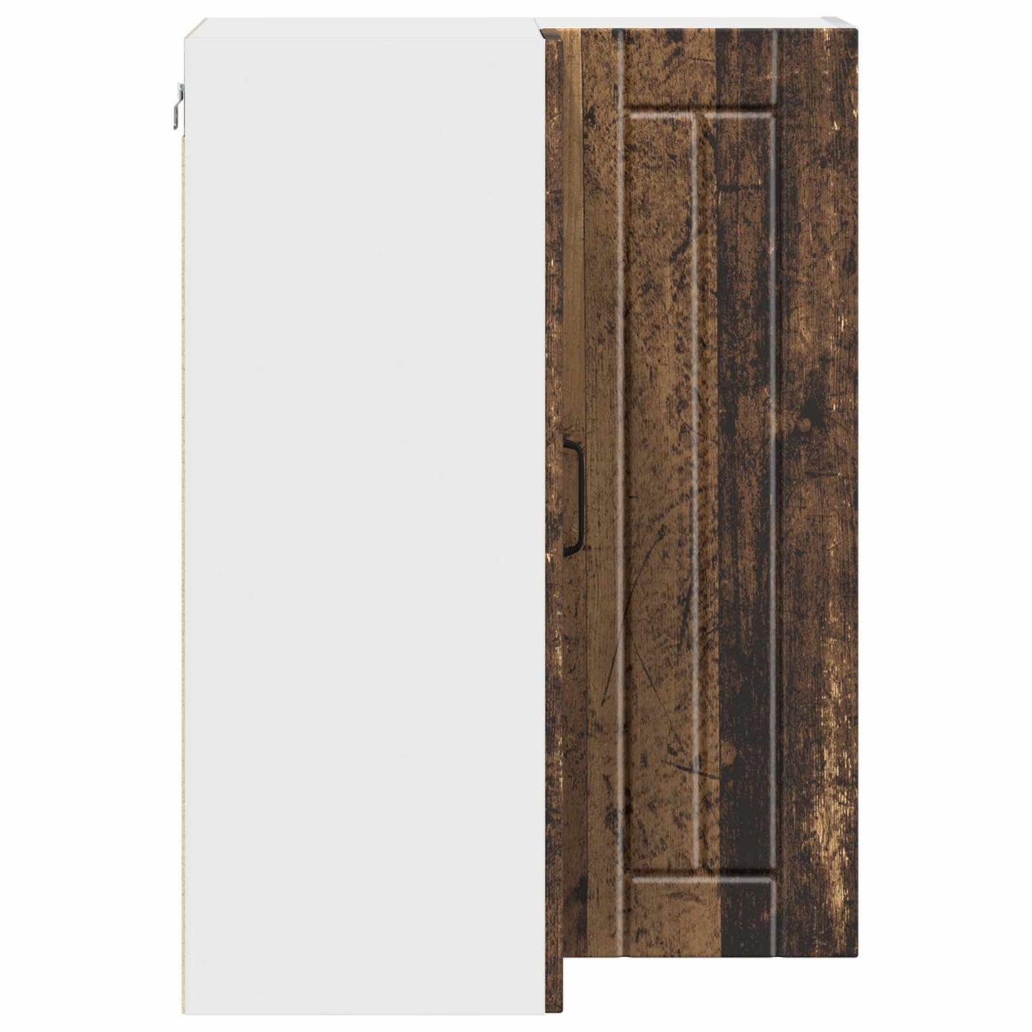 Mobile angolare per parete LUCCA Legno antico 57 x 57 x 80 cm | homemem39