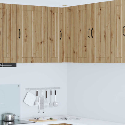 Mobile angolare per parete LUCCA Rovere Artigianale | homemem39