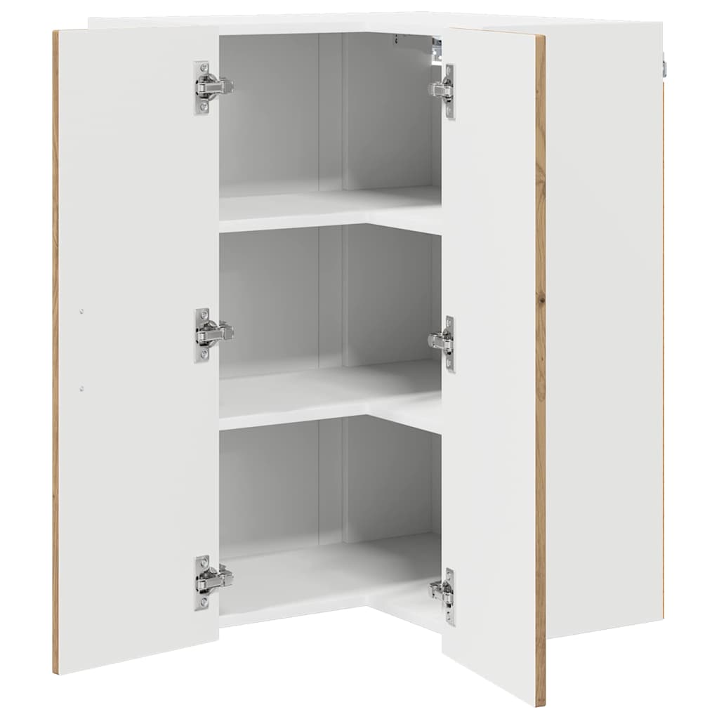 Mobile angolare per parete LUCCA Rovere Artigianale | homemem39