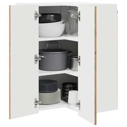 Mobile angolare per parete LUCCA Rovere Artigianale | homemem39