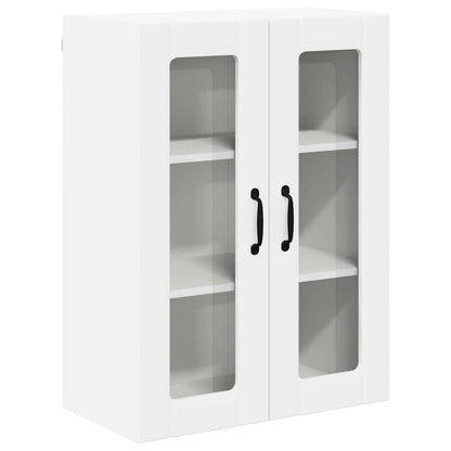 Mobile in vetro da parete LUCCA Bianco 60 x 31 x 80 cm | homemem39