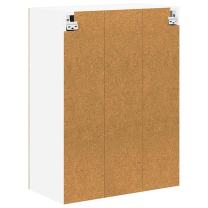 Mobile in vetro da parete LUCCA Rovere Sonoma 60 x 31 x 80 cm | homemem39