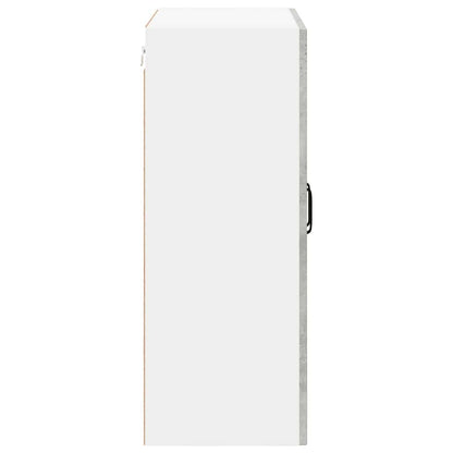 Mobile in vetro da parete LUCCA Grigio Cemento 60 x 31 x 80 cm | homemem39