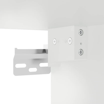 Mobile in vetro da parete LUCCA Rovere Fumo 60 x 31 x 80 cm - homemem39