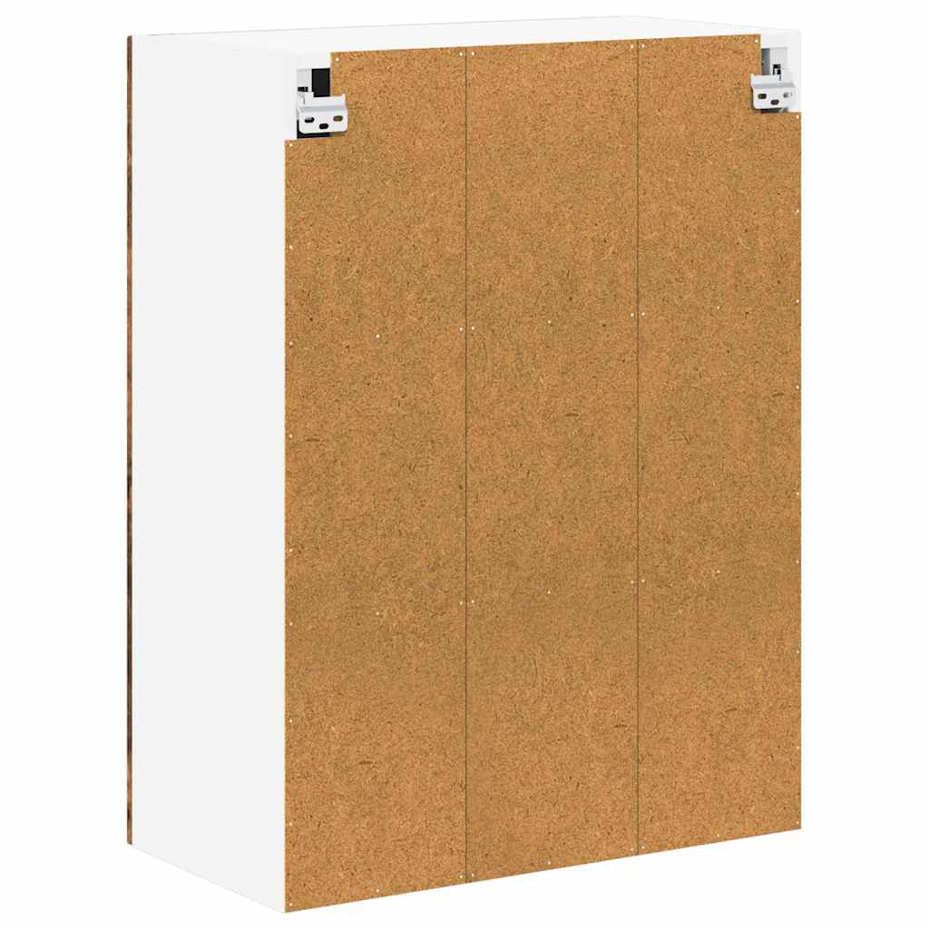 Mobile in vetro da parete LUCCA Rovere Fumo 60 x 31 x 80 cm | homemem39