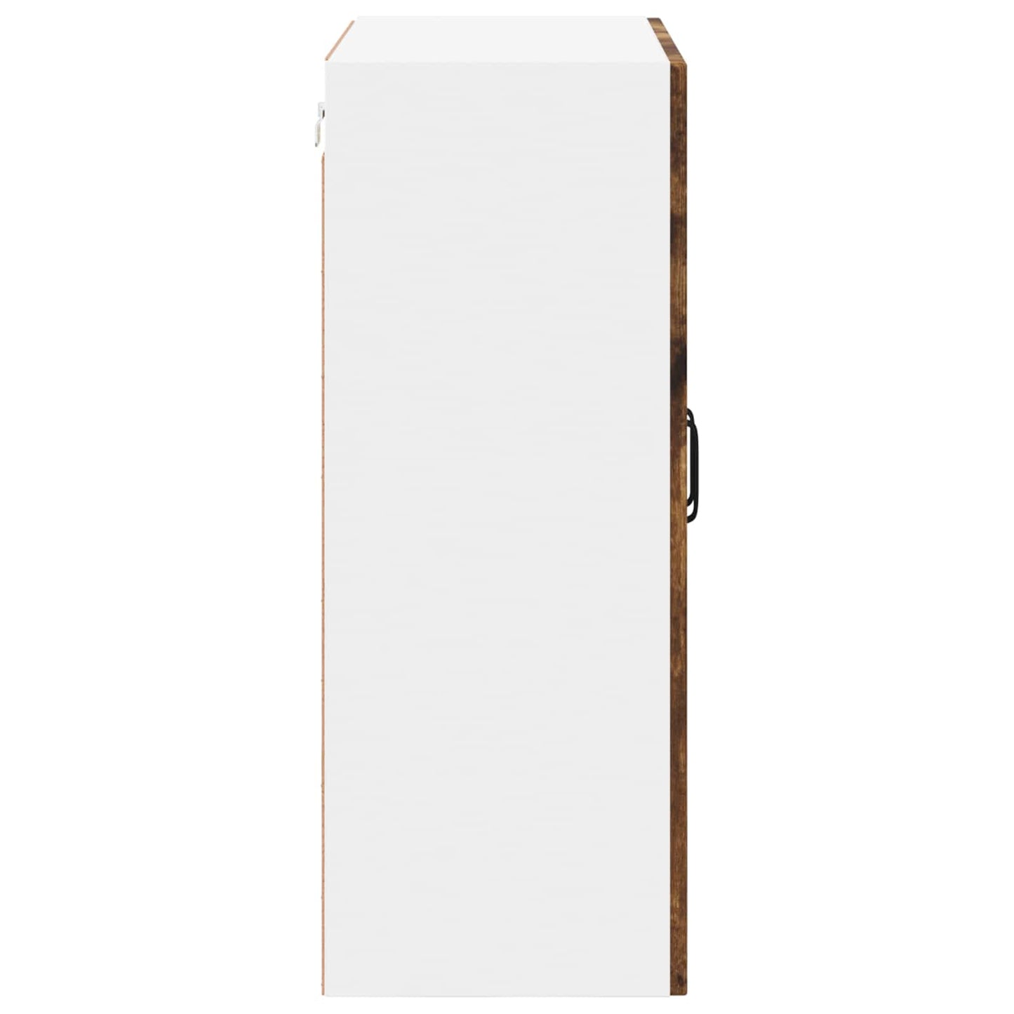 Mobile in vetro da parete LUCCA Rovere Fumo 60 x 31 x 80 cm - homemem39